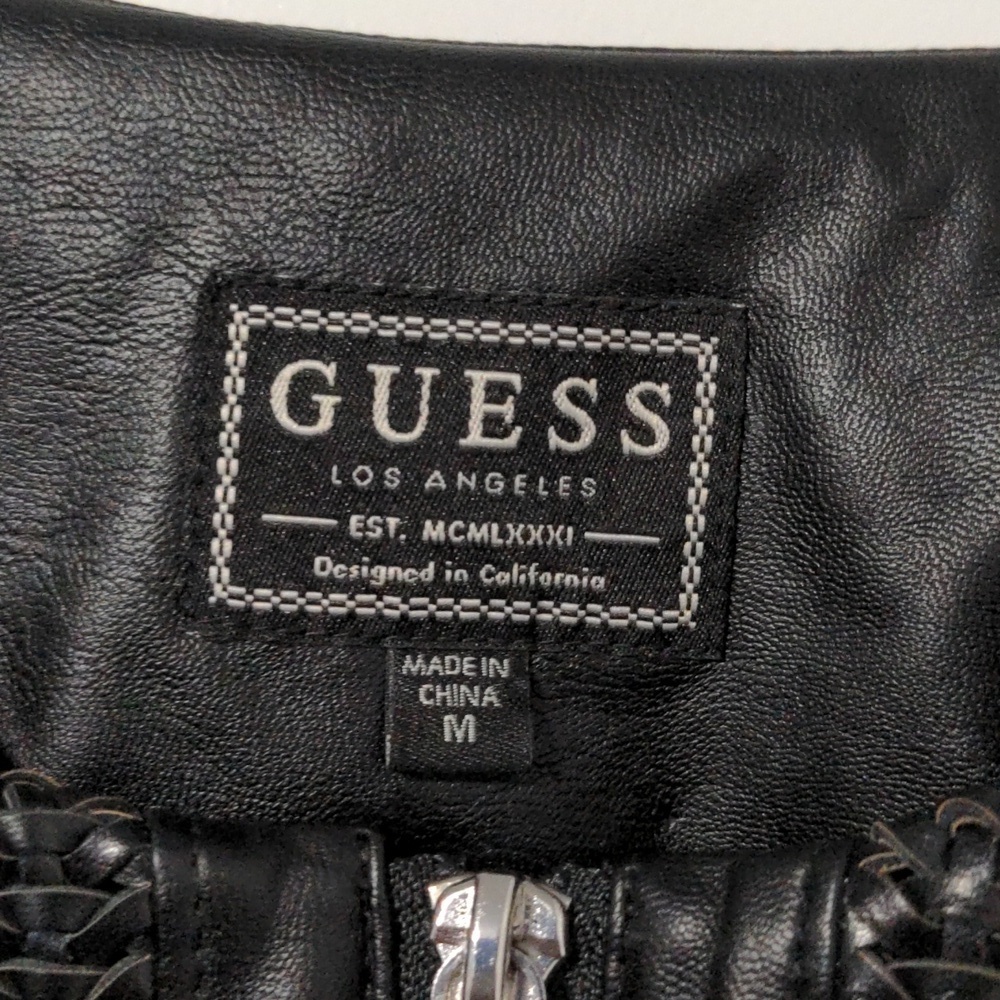 Guess vegan leather jacket NWT - Picture 3 of 5